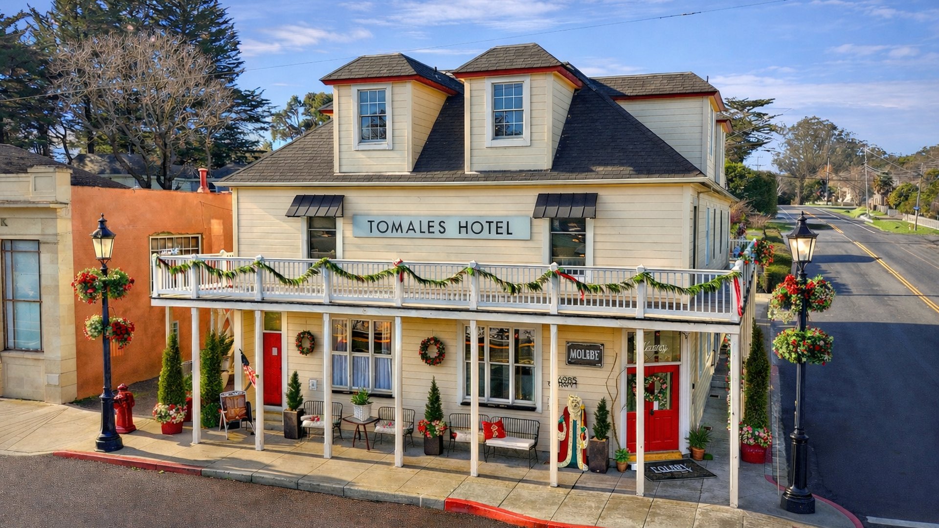 Tomales Hotel in Festive Season
