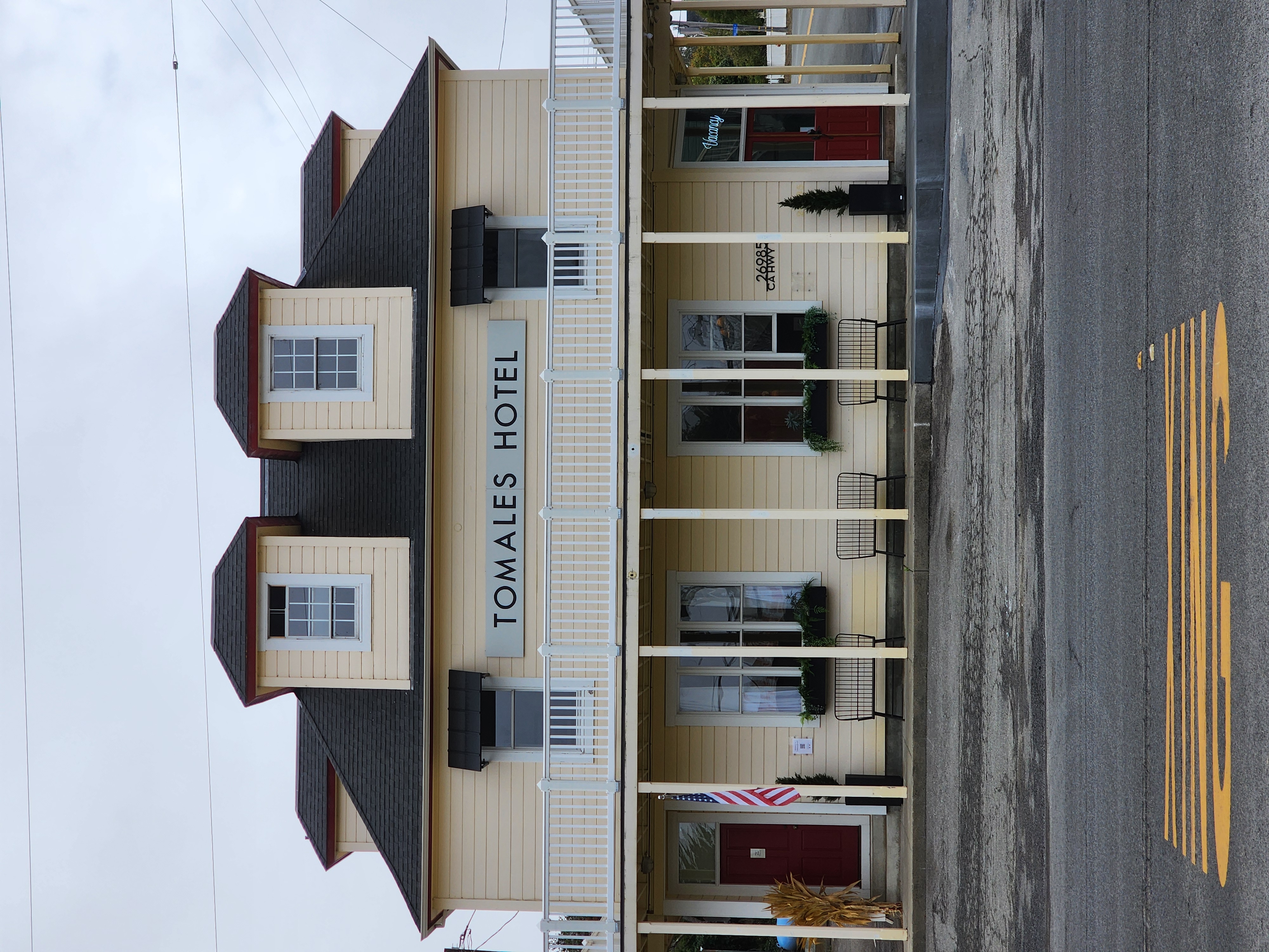 Exterior of Tomales Hotel