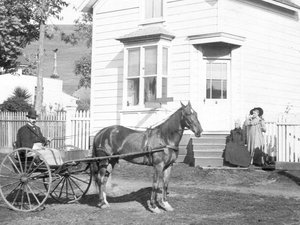 Dr Winn at his home